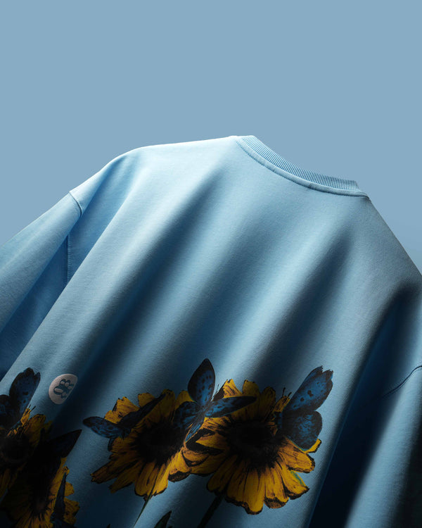 Sky Blu Meadow Oversized T-Shirt 
