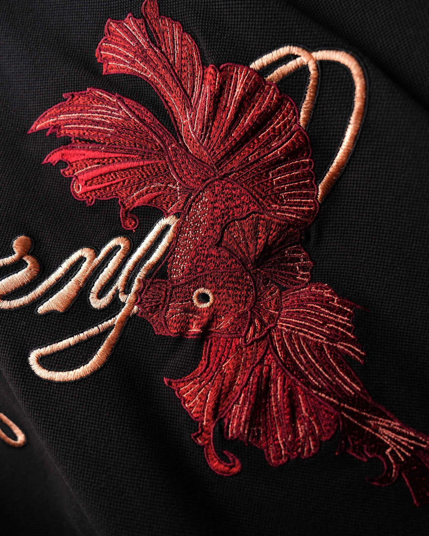 Crimson Betta Polo T-Shirt