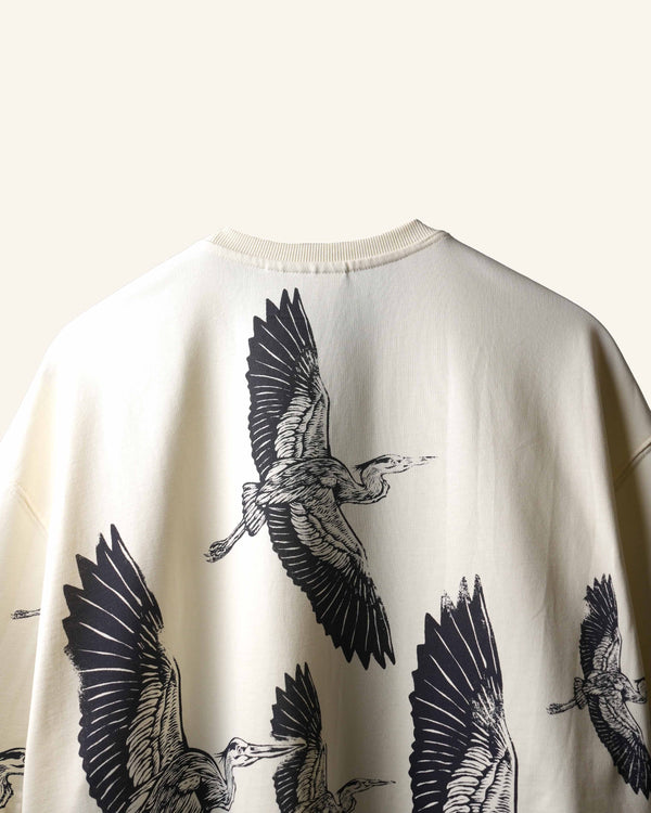 Beige Heron T-Shirt