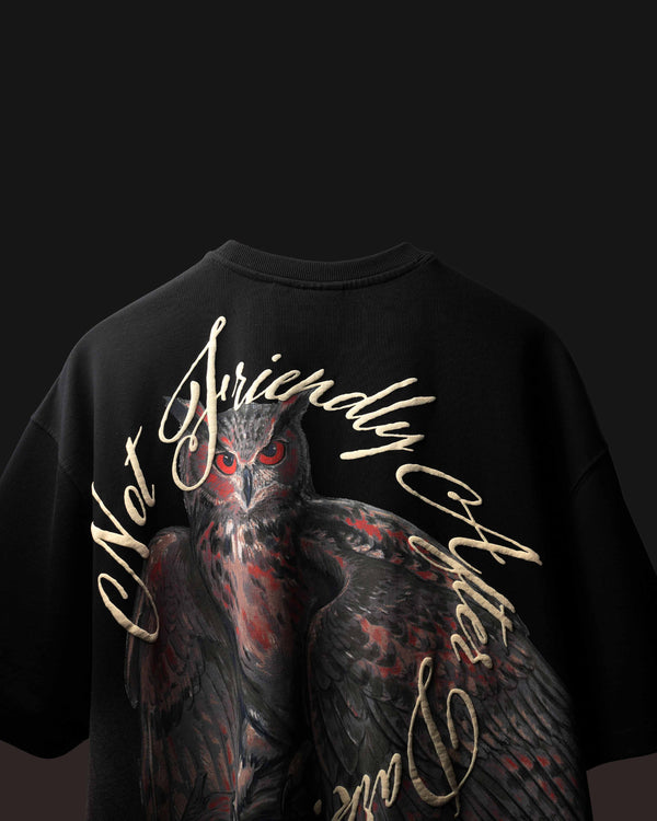 Black Phantom Owl T-Shirt 