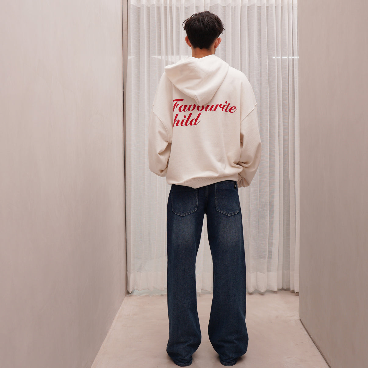 HOODIE - FAVORITES (WHITE, BLACK COLORS) main image 1