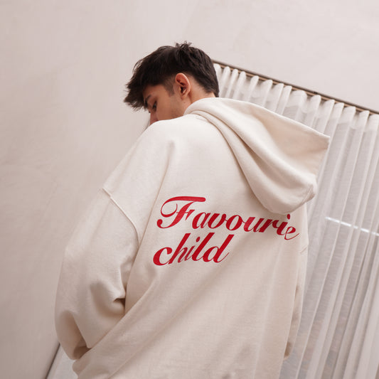 WHITE FAVOURITE HOODIE