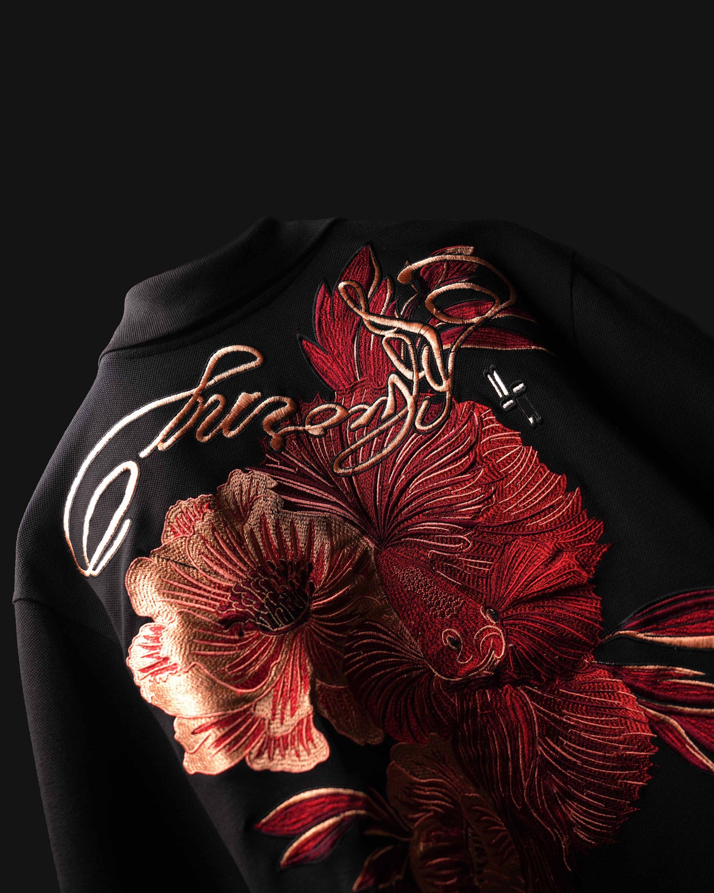 Crimson Betta Polo T-Shirt