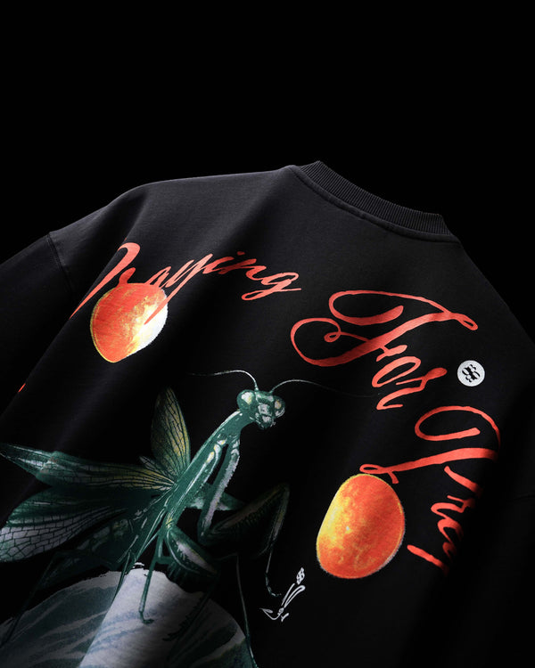 Screen Printed Mantis World Black T-Shirt