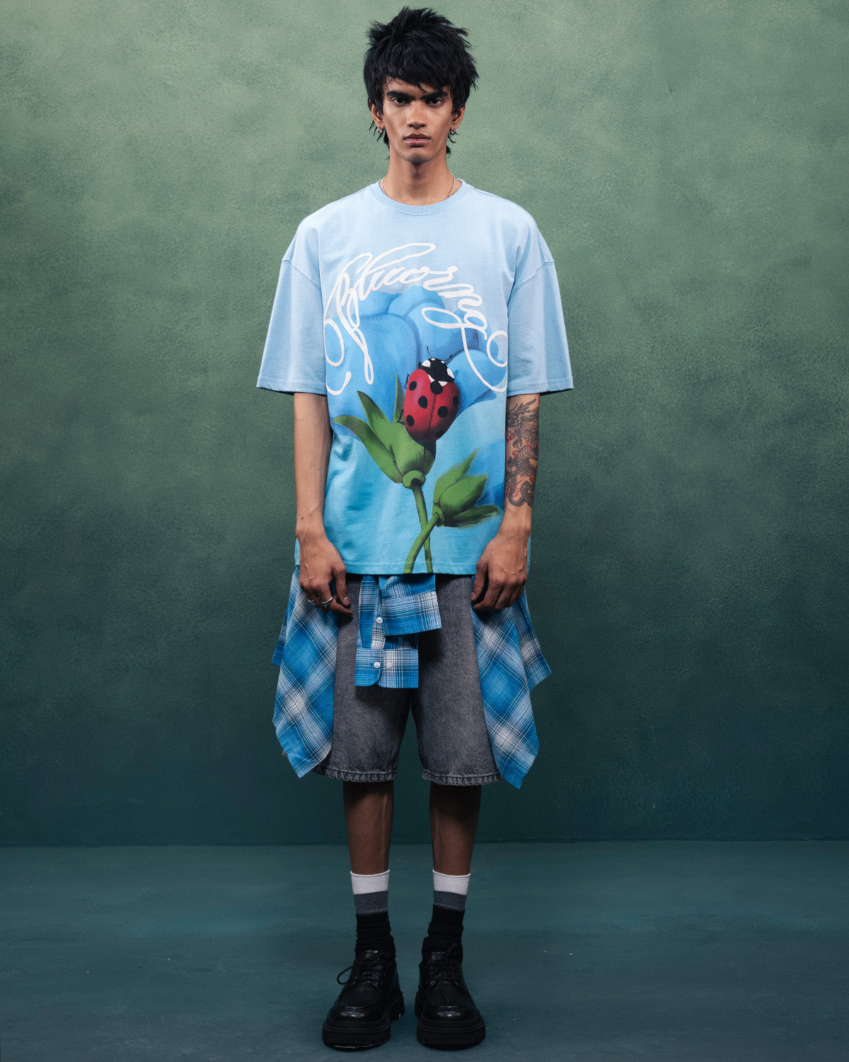 Glacial Blue Ladybird T-Shirt