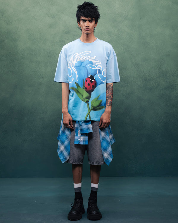 Glacial Blue Ladybird T-Shirt