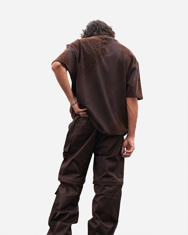 Premium Brown Flock Illusion Unisex T-Shirt