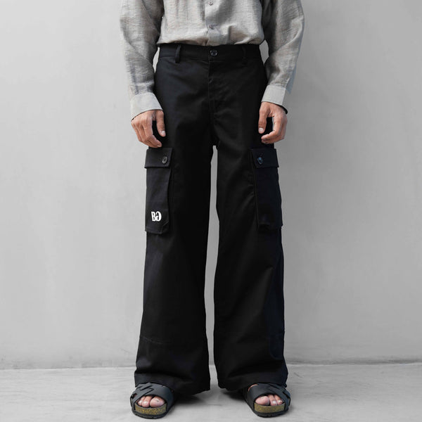 Shadow Black Tokyo Pant  - Streetwear Style Straight Pant