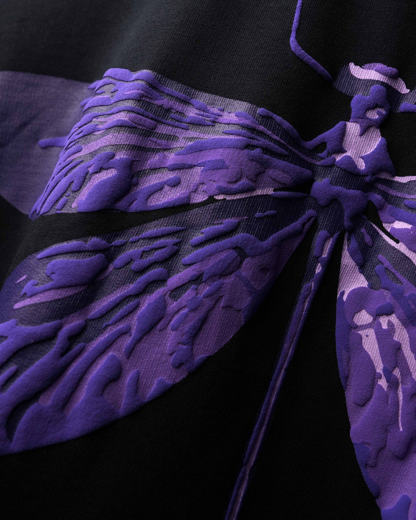 Purple Dragonfly Navy T-Shirt