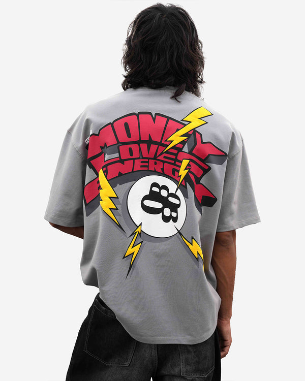 GREY ENERGY T-SHIRT - Relaxed Fit T-Shirt