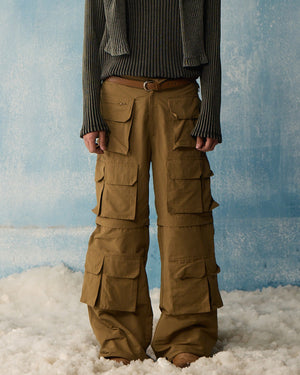 Brown Ripstop Cargos