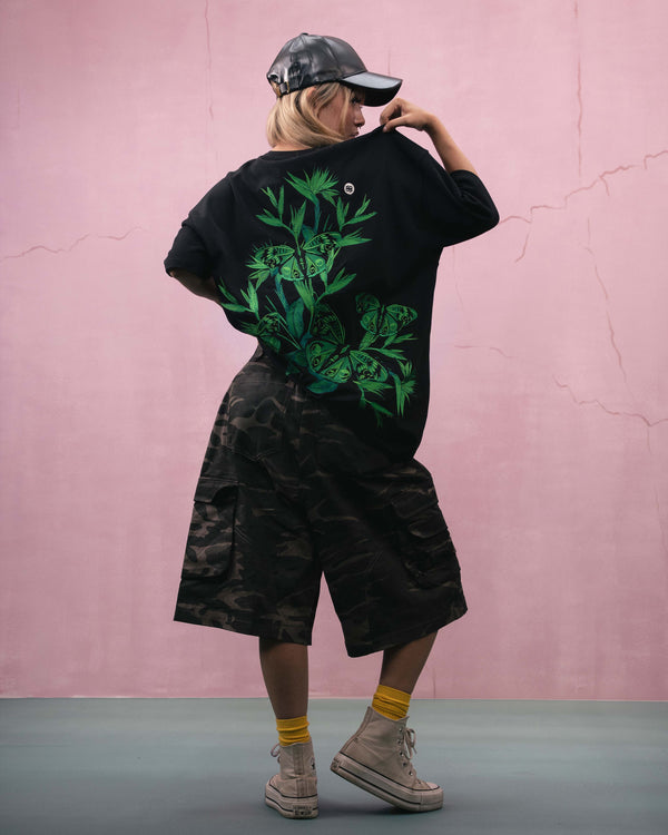 Black Emerald Wings T-Shirt