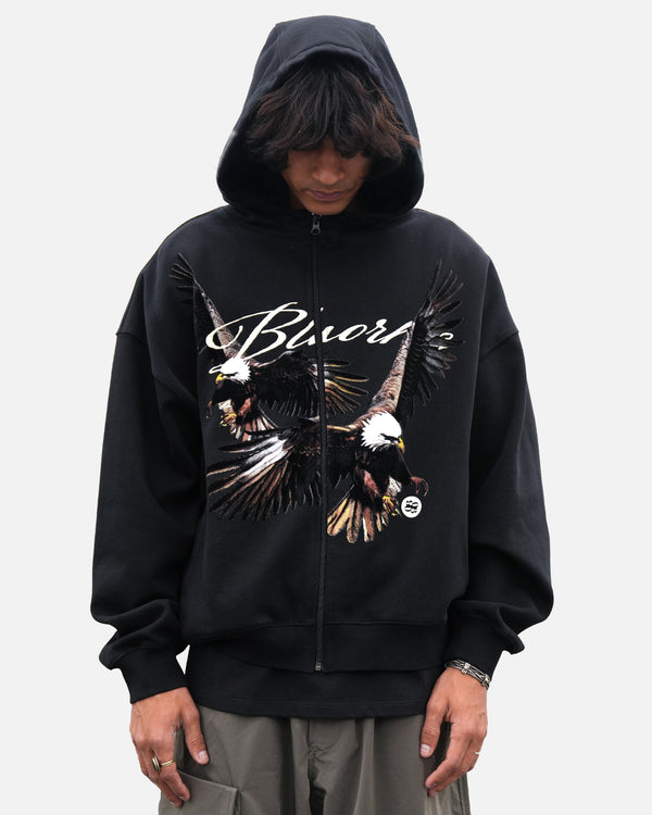 Claw Stoop Zipper Hoodie