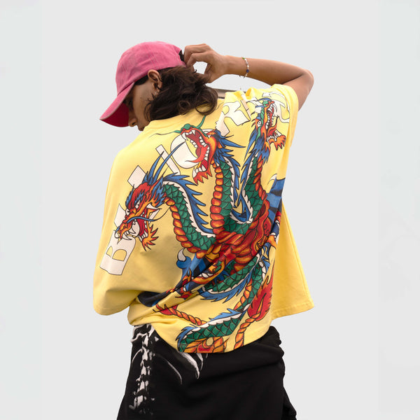 Lime Shenron 3 Screen Print T-Shirt