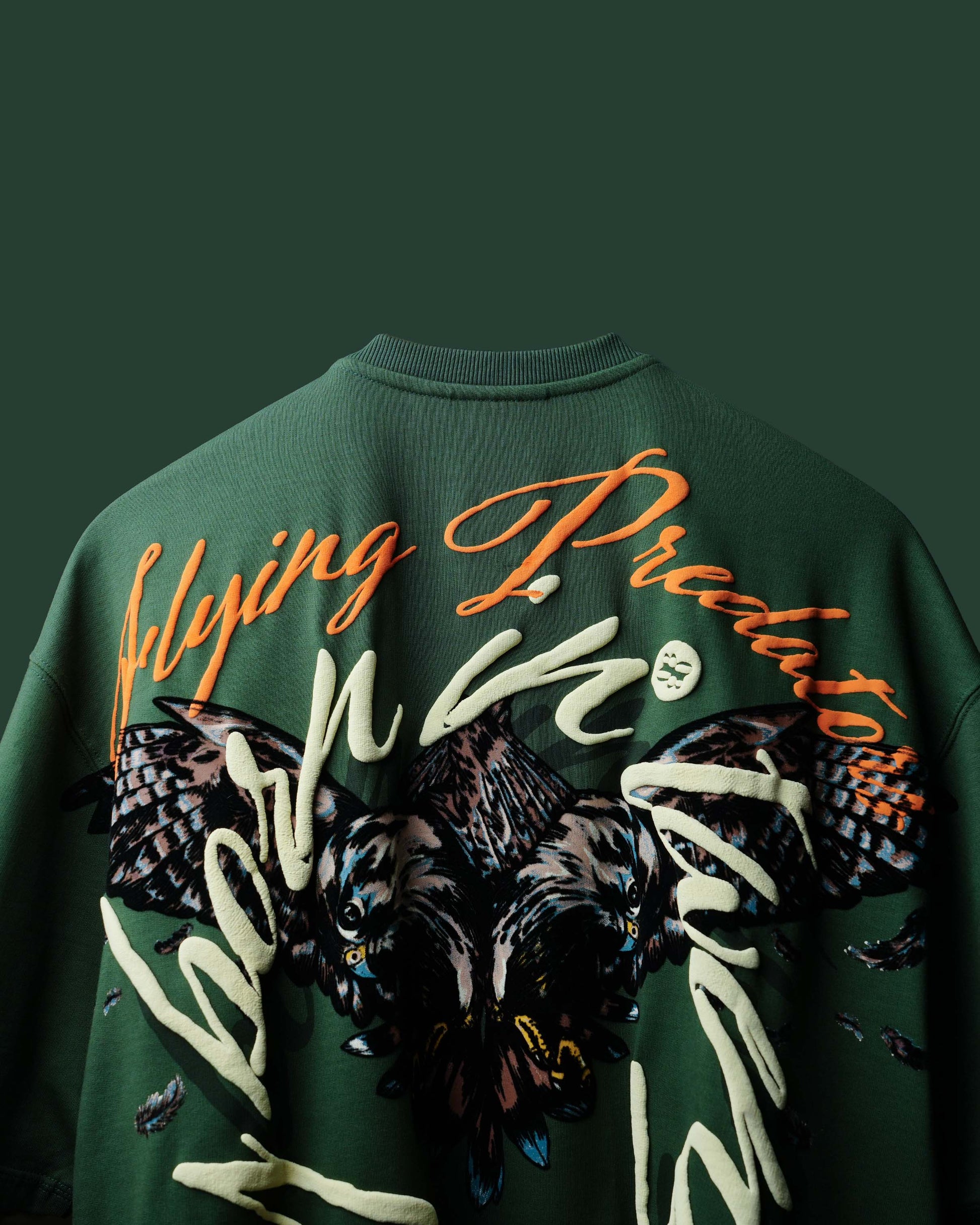 Green Alpha Descent T-Shirt - Oversized