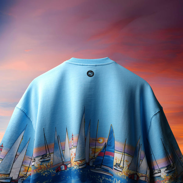 Blu Sail Set Premium T-Shirt
