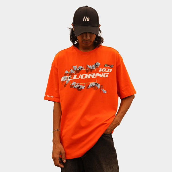 bluorng-racing-orange-broght-oversized-tshirt