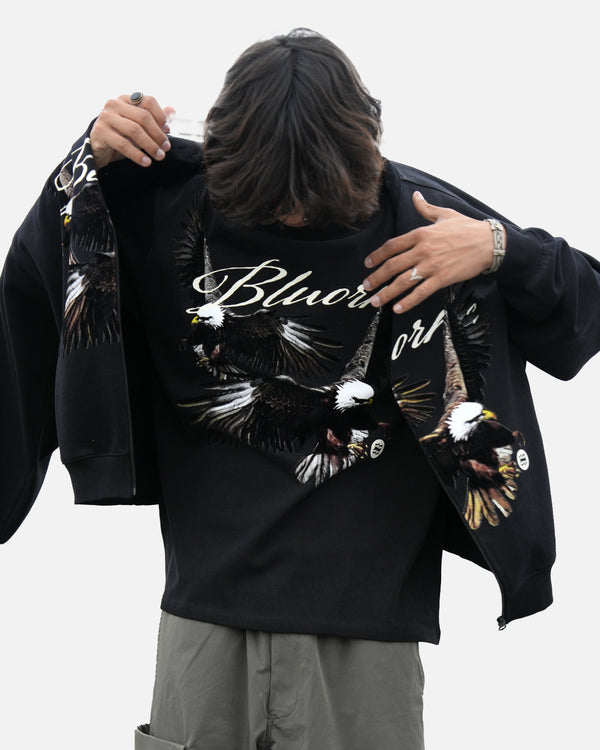 Claw Stoop Zipper Hoodie