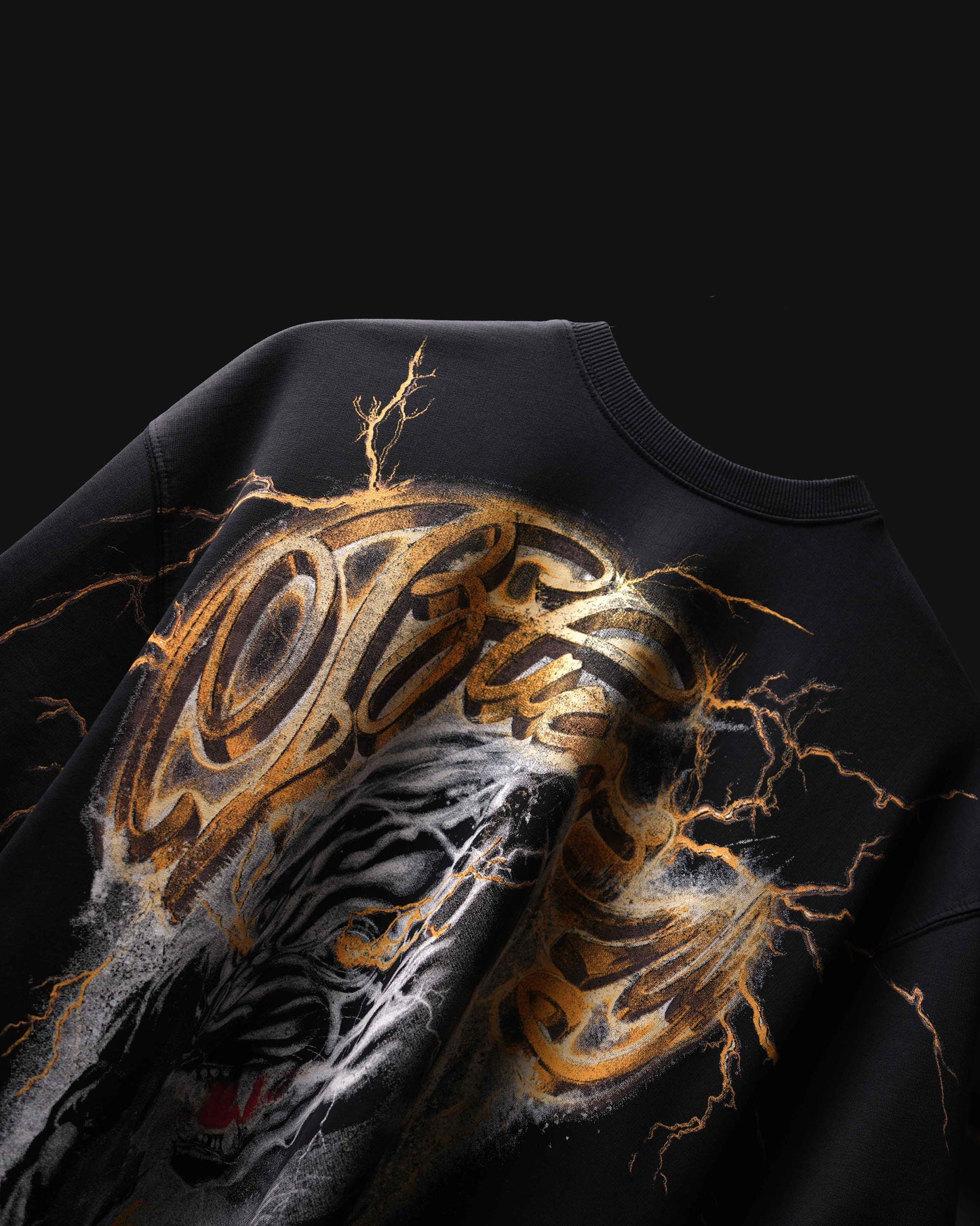 Black Static Fury Washed T-Shirt