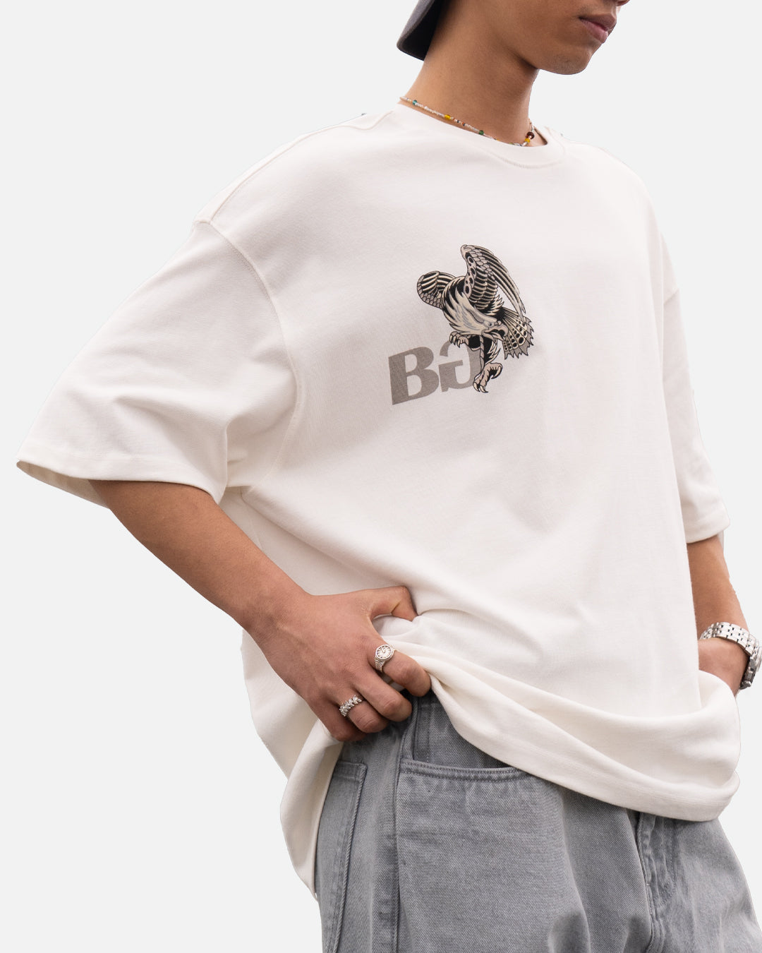 White Serpent Battle T-Shirt