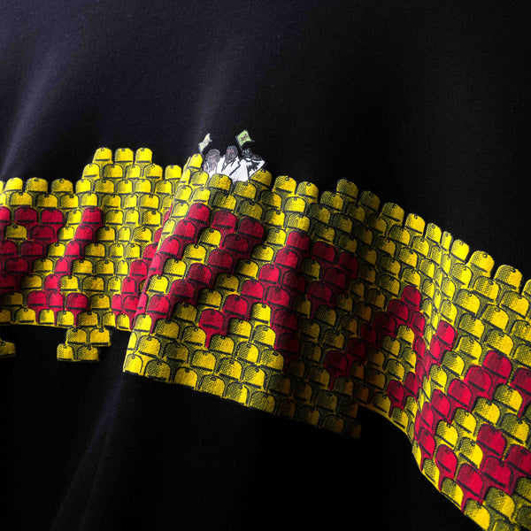 BLACK TURF CLUB T-SHIRT - REGULAR FIT