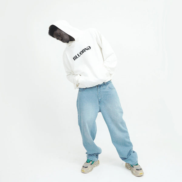 Basic Hoodie off-white - Bluorng