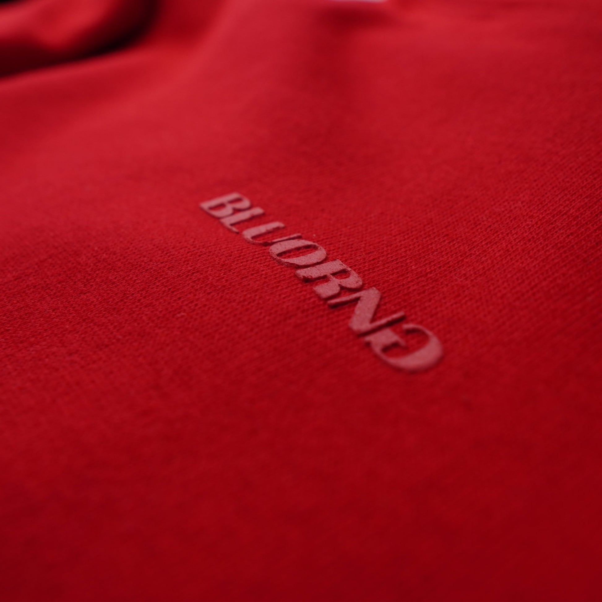 BASIC RED HOODIE – Bluorng