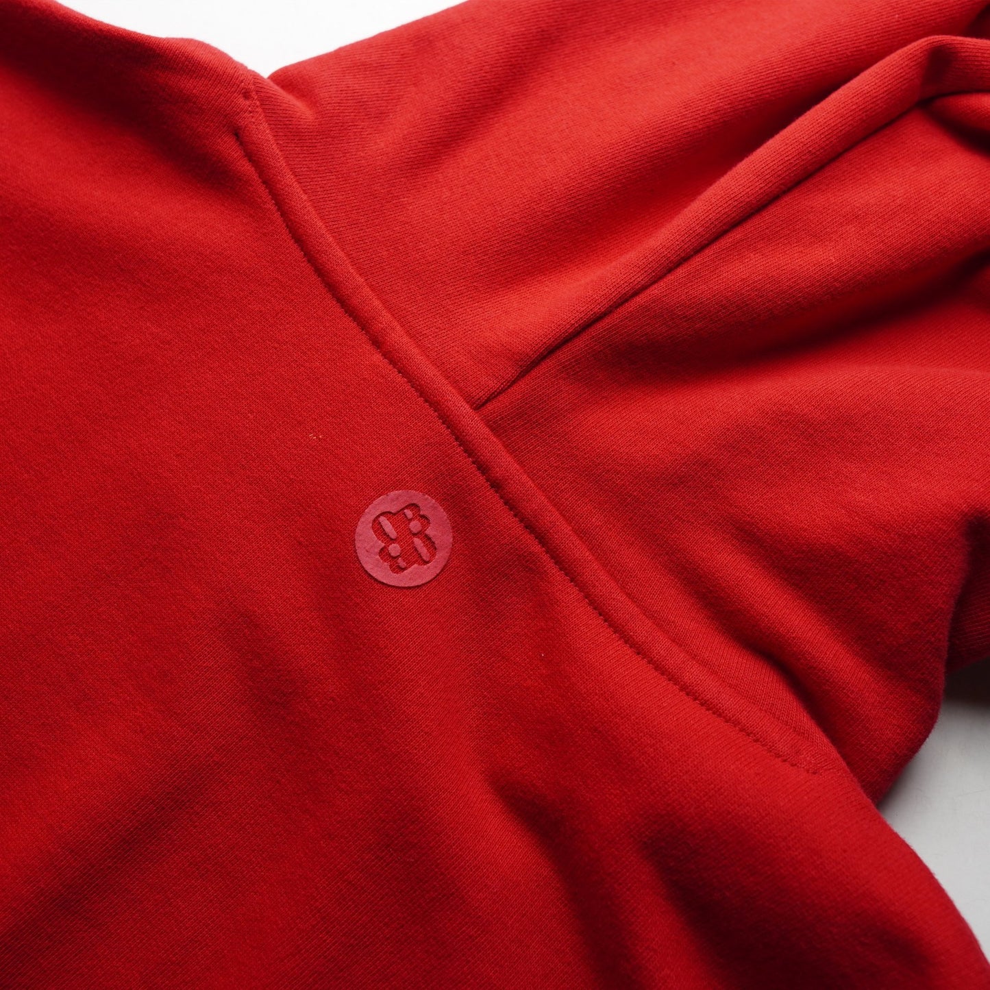 BASIC RED HOODIE - Bluorng