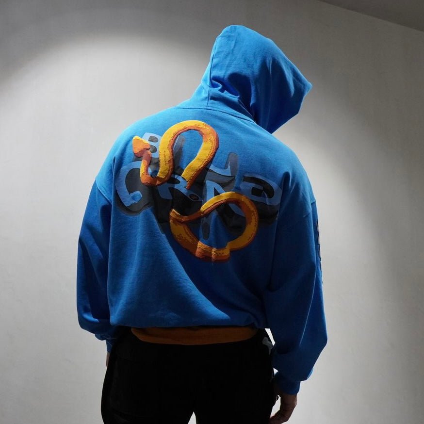 BLU SNAKE HOODIE