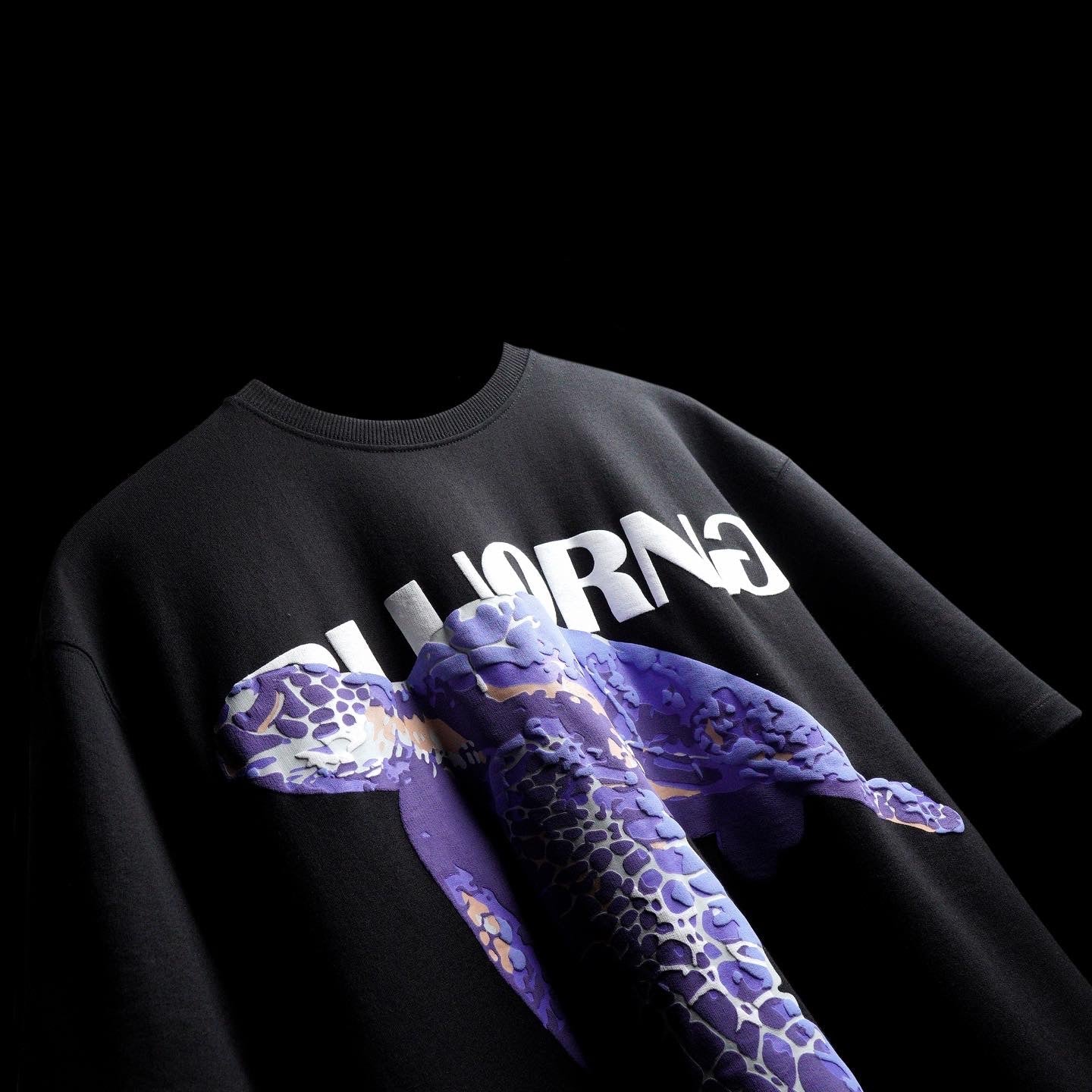 DEEP SEA tee - Bluorng