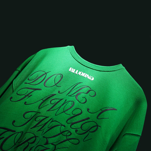 Favour Green Sweatshirt - Bluorng