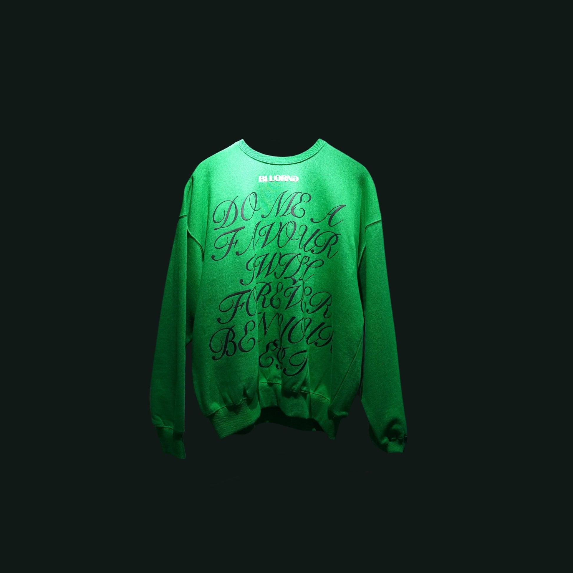Favour Green Sweatshirt - Bluorng