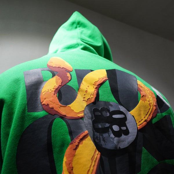 GREEN SNAKE Hoodie - Bluorng