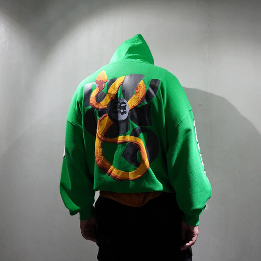 GREEN SNAKE Hoodie - Bluorng