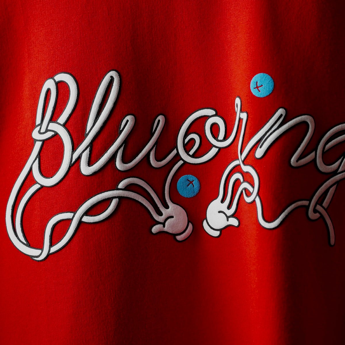 RED BUB tee - Bluorng