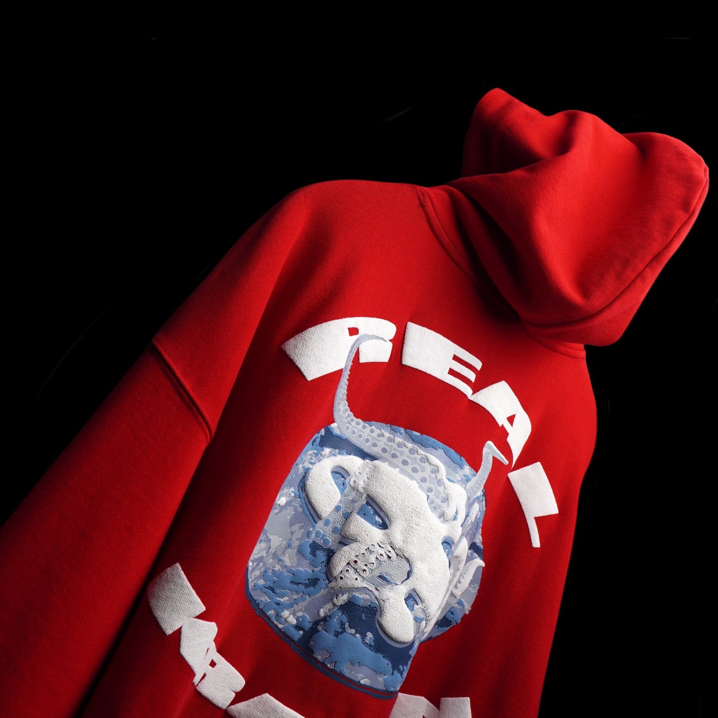 Red Kraken Hoodie - Bluorng