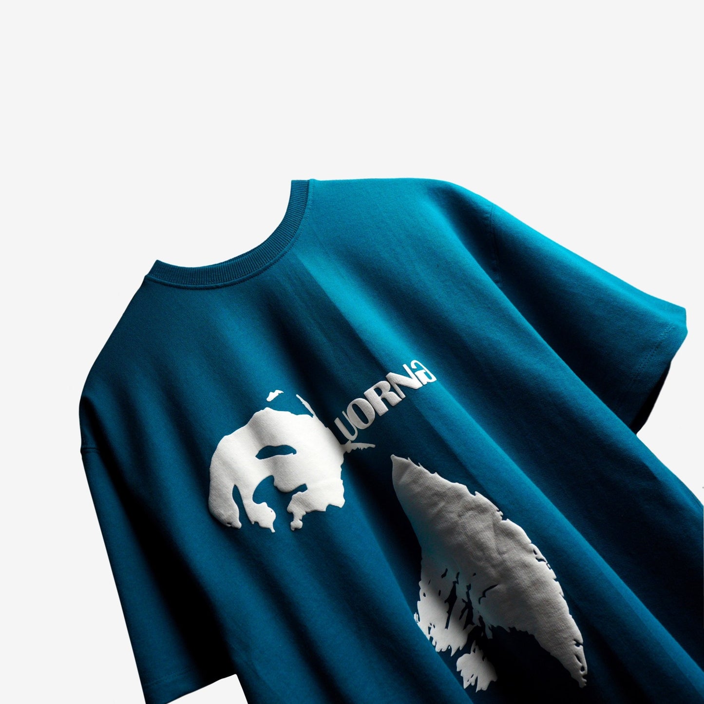 TEAL PANDA T- SHIRT - Bluorng