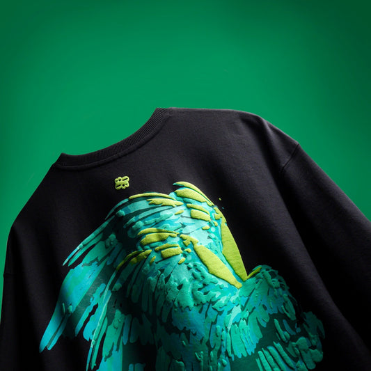 WINGS tee - Bluorng